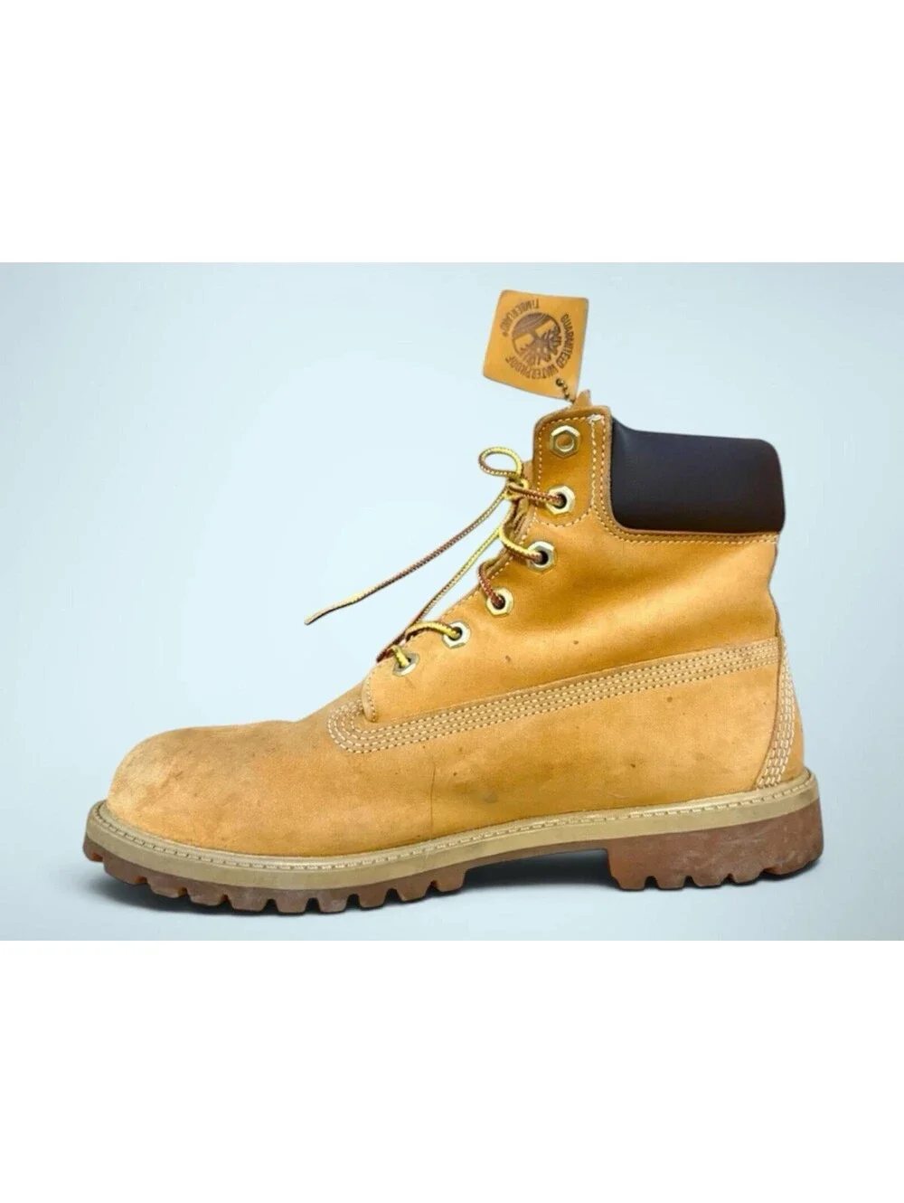 Timberland Men's Classic 6'' Premium Waterproof Wheat Boots Size 7 Pre-Owned